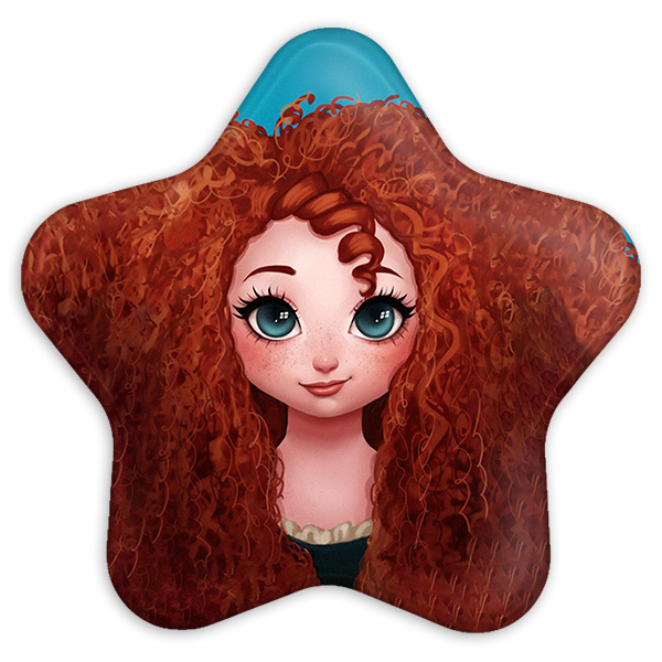 پیکسل خندالو طرح انیمیشن دلیر مدل ستاره ای کد 1681