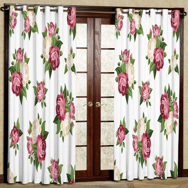 پرده مدل مخمل پانچی کد 6760 سایز 280x140 سانتی متر