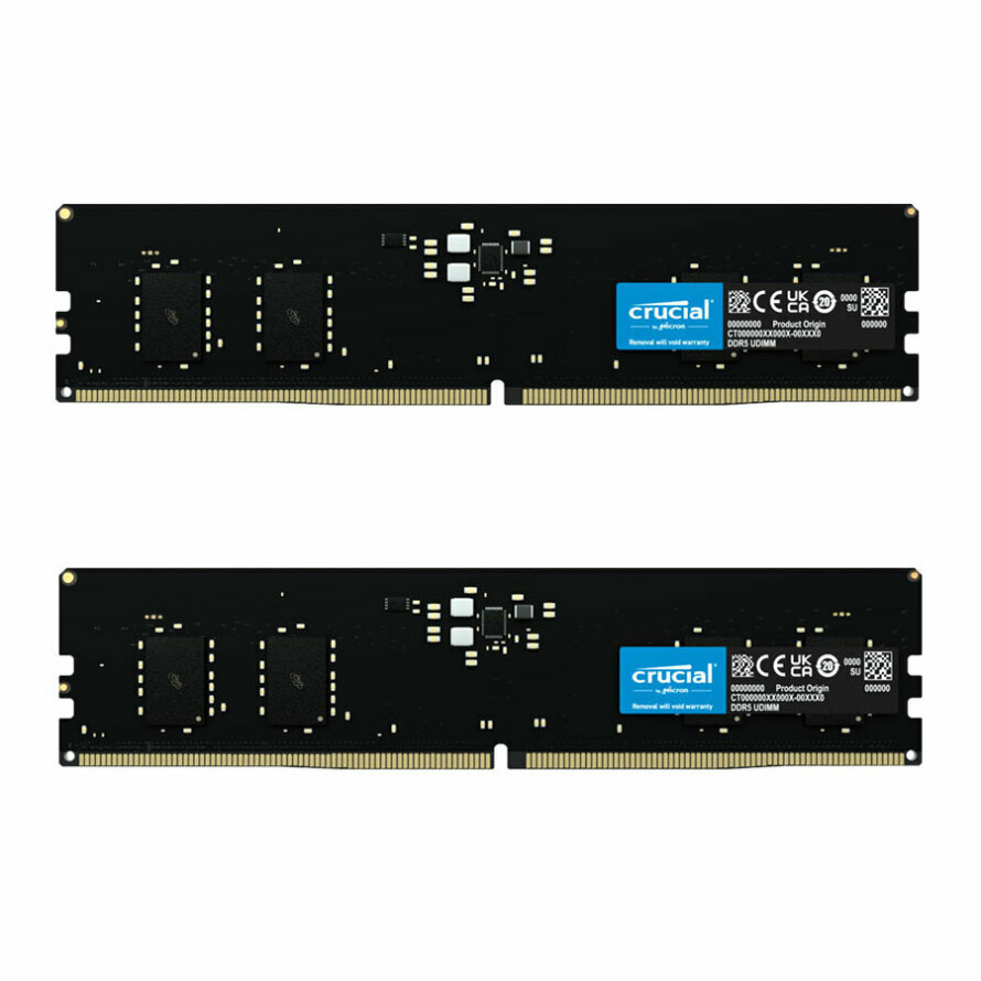 رم کروشیال 16GB 8GB×2 4800MHz CL40 DDR5