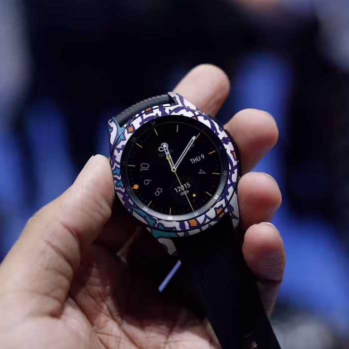 برچسب ماهوت طرح Homa-Tile مناسب برای ساعت هوشمند سامسونگ Galaxy Watch 42mm
