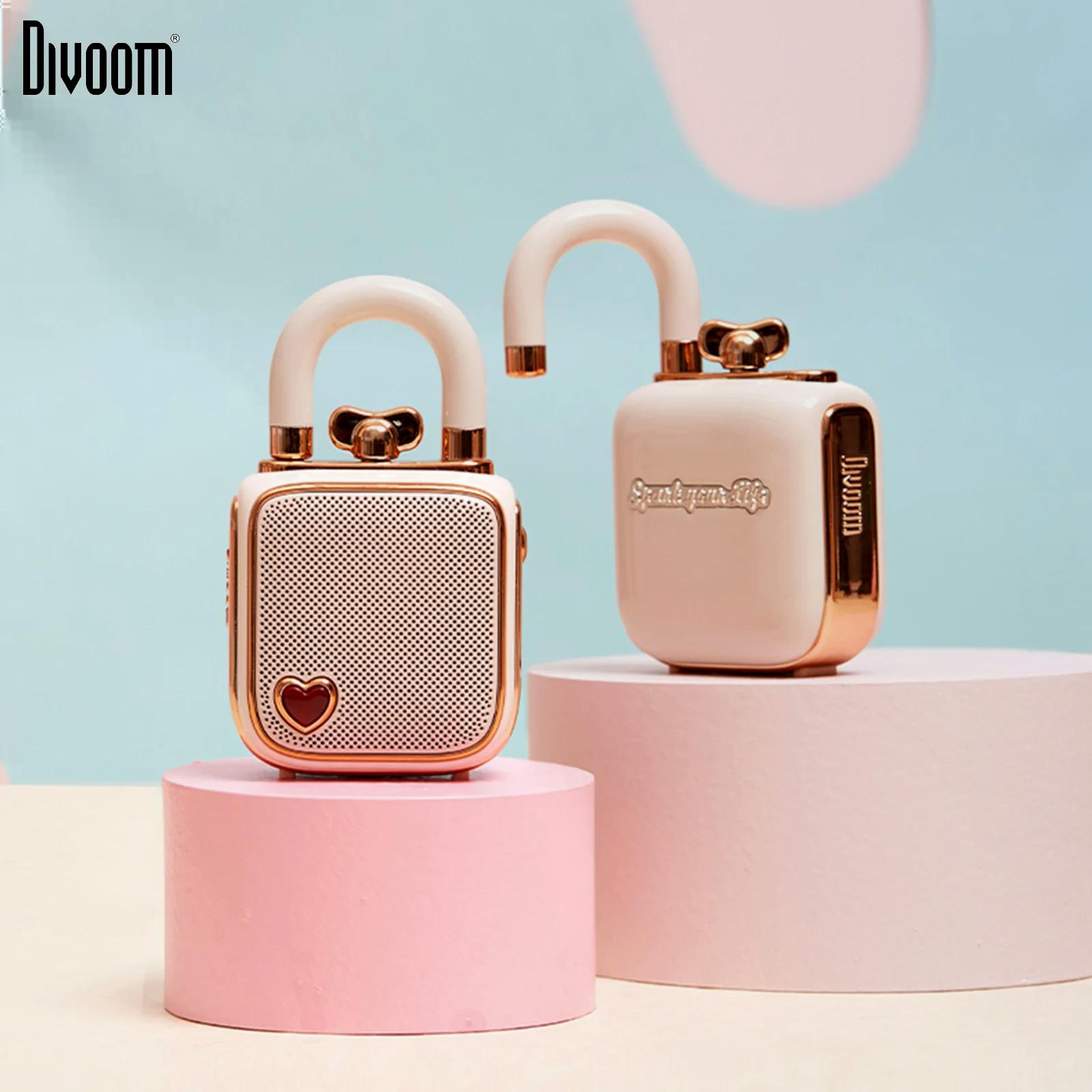 خرید اسپیکر بلوتوثی Divoom Love Lock Mini Pink با بهترین قیمت