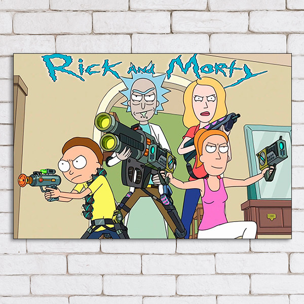تابلو شاسی آتریسا مدل انیمیشن Rick and Morty