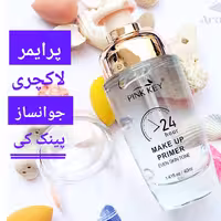 پرایمر زیر ساز آرایش پینک کی با ارسال رایگان ، جوانساز و صاف کننده پوست، ماندگارکردن آرایش، پرکننده منافذ صورت،بدون چربی