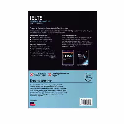 کتاب Cambridge IELTS 15 General Training اثر جمعی از نویسندگان انتشارات الوندپویان