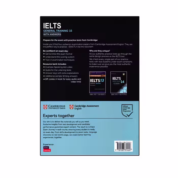 کتاب Cambridge IELTS 15 General Training اثر جمعی از نویسندگان انتشارات الوندپویان