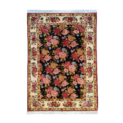 فرش دستباف سه و نیم متری طرح گل رز مدل AA197