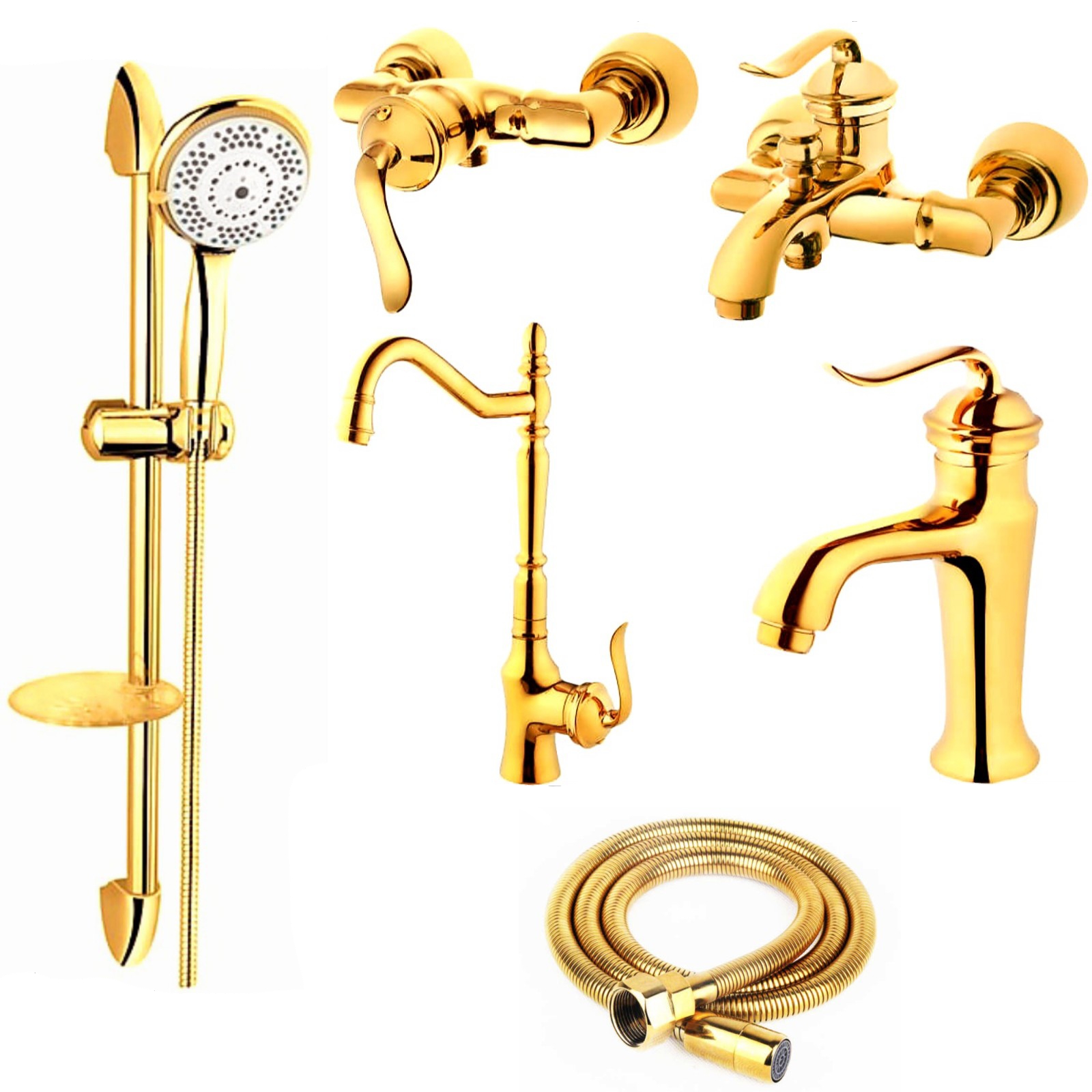 ست شیرآلات شیرالات رز مدل آرنیکا 2 پلاس مجموعه 6 عددی