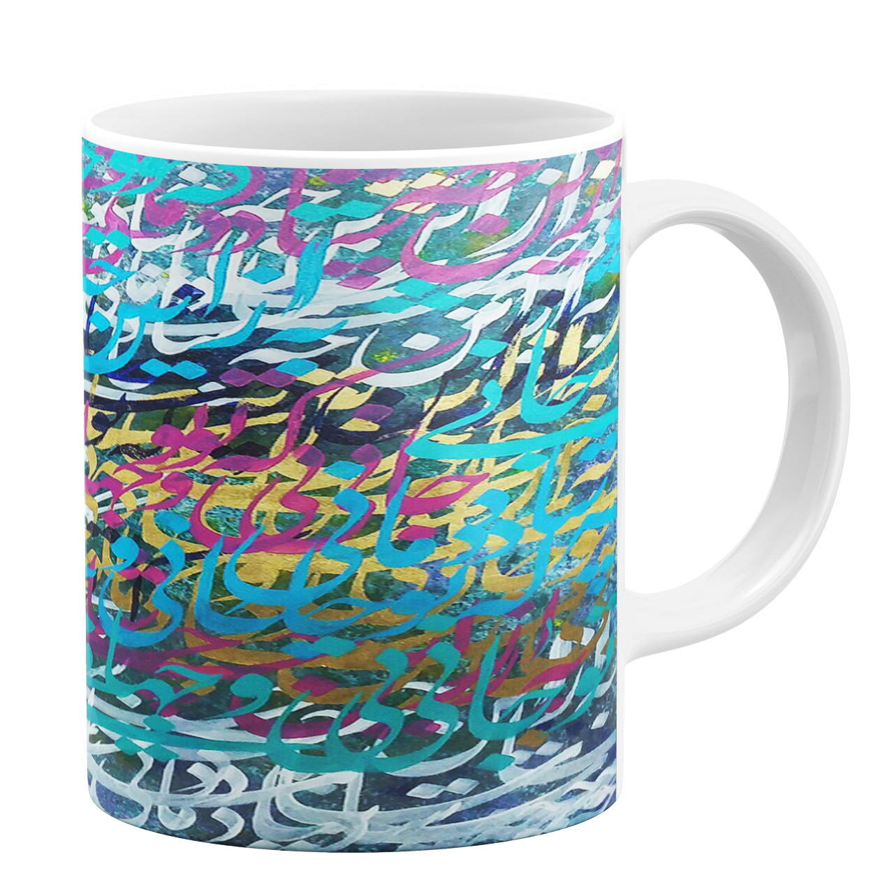 ماگ طرح نقاشی خط کد 10433