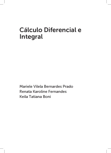 خرید و دانلود نسخه کامل کتاب Cálculo Diferencial e Integral