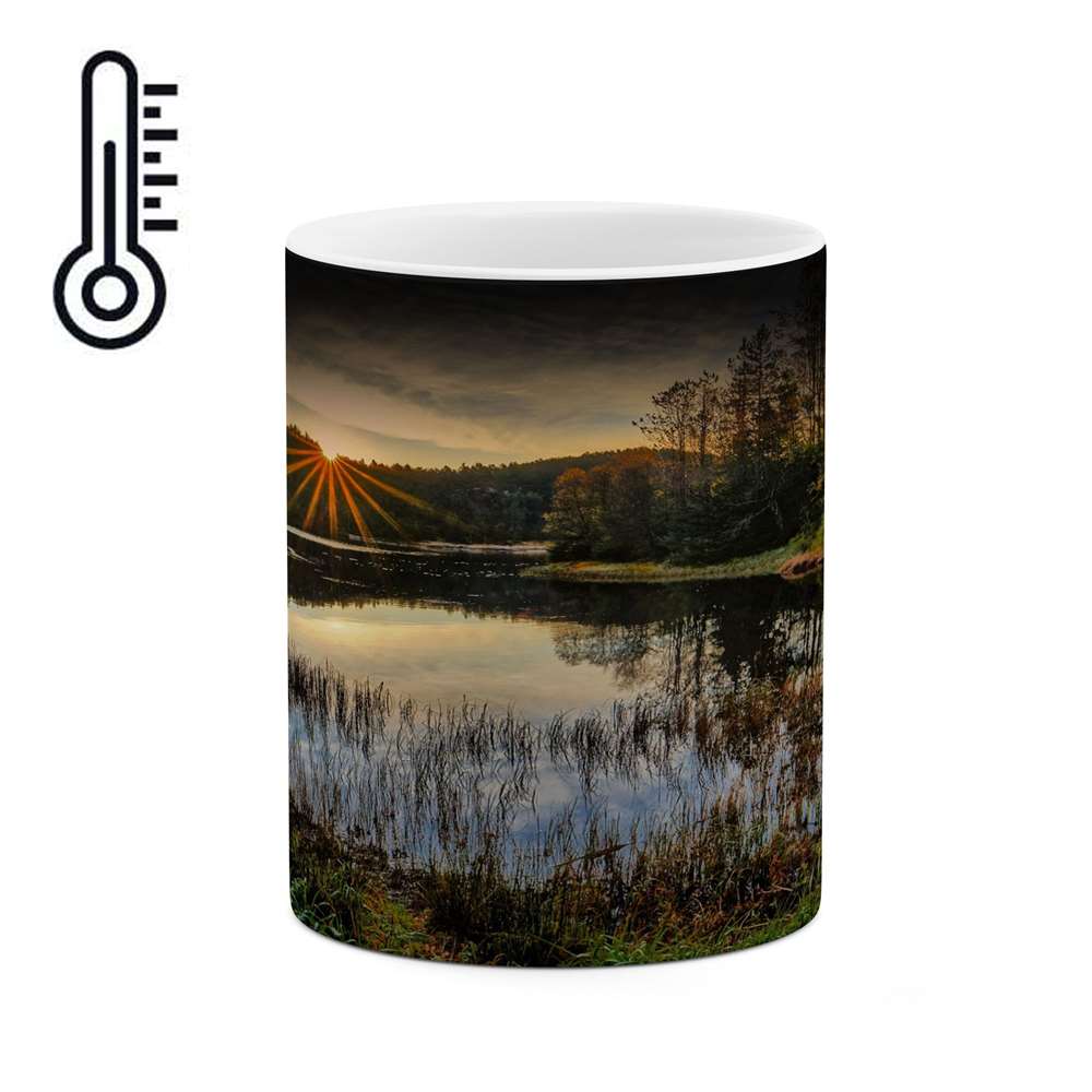 ماگ حرارتی کاکتی طرح منظره مدل mgh16524