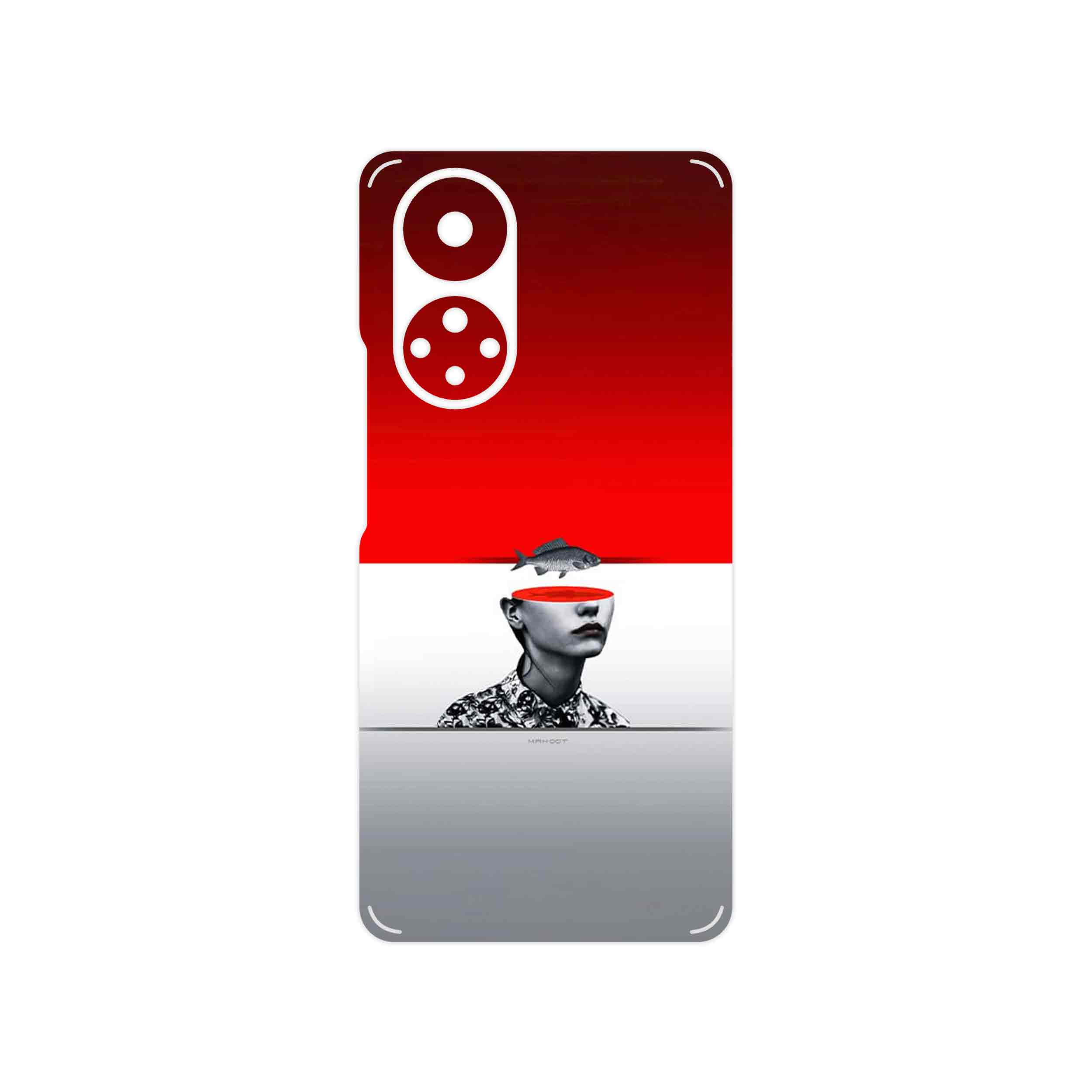 برچسب پوششی ماهوت مدل Collage of surreal Portrait of Women 1 مناسب برای گوشی موبایل آنر 50