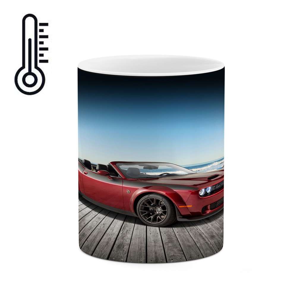 ماگ حرارتی کاکتی طرح ماشین مدل mgh17639