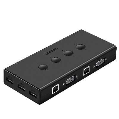 سوییچ 4 پورت USB KVM یوگرین مدل CM154