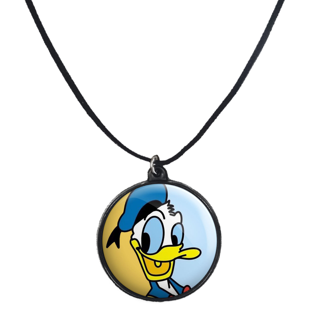 گردنبند پرمانه طرح میکی موس کد pmb.12827 مدل دو طرفه