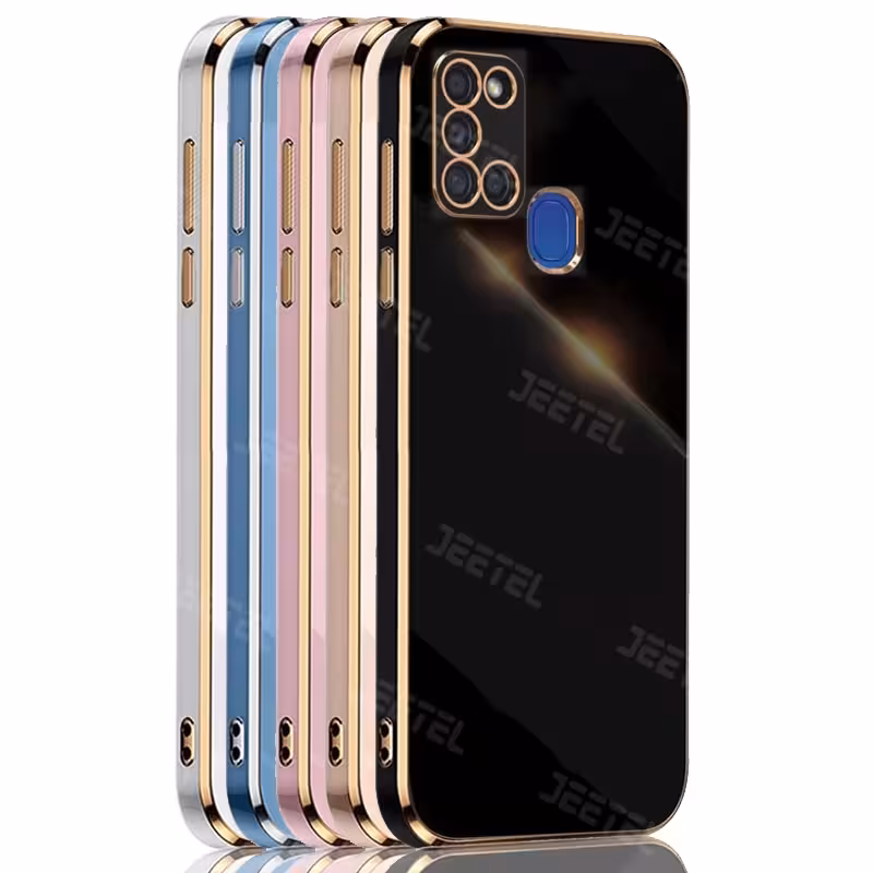 کاور مای کیس گلدلاین برای Samsung Galaxy A21S (الکتروپلیتینگ 6D اورجینال)