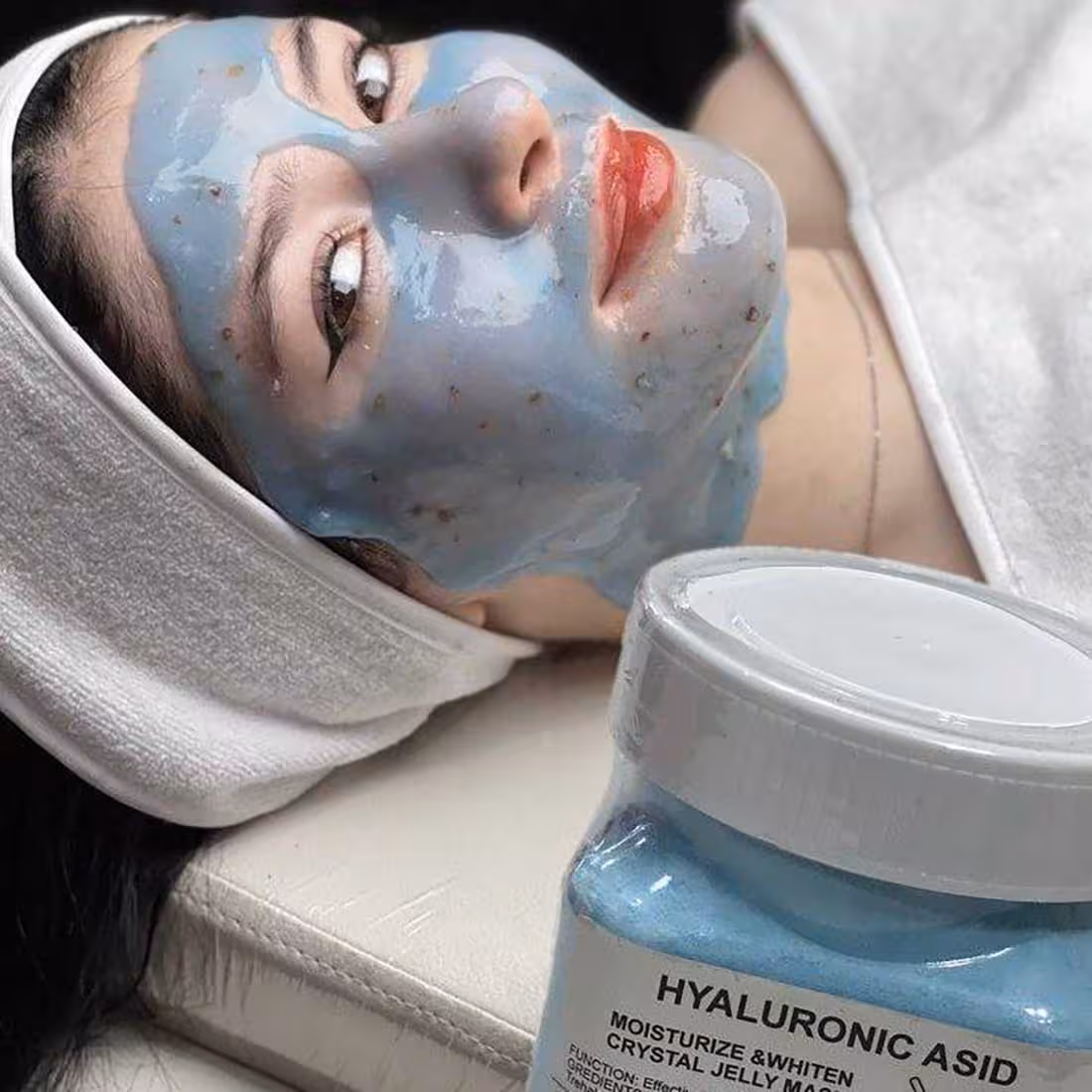 ماسک پودری هیدروژلی هیالورونیک اسید دکتر اسکین 300 گرمی DR.SKIN