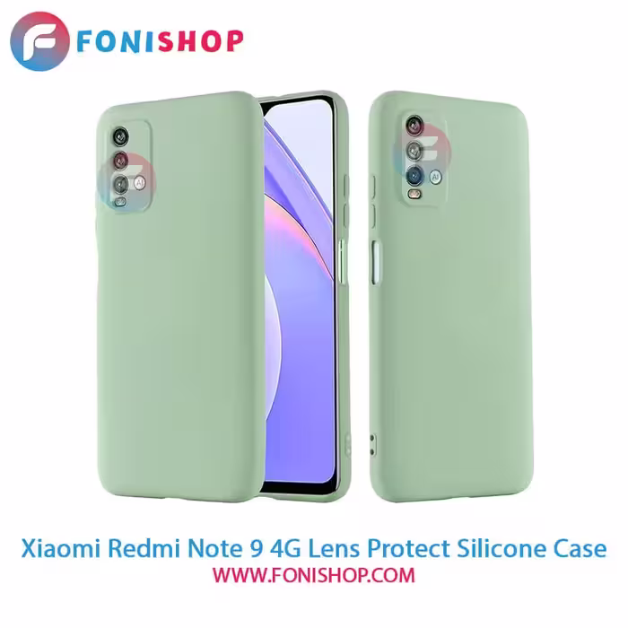 قاب سیلیکونی محافظ لنزدار شیائومی Xiaomi Redmi Note 9 4G