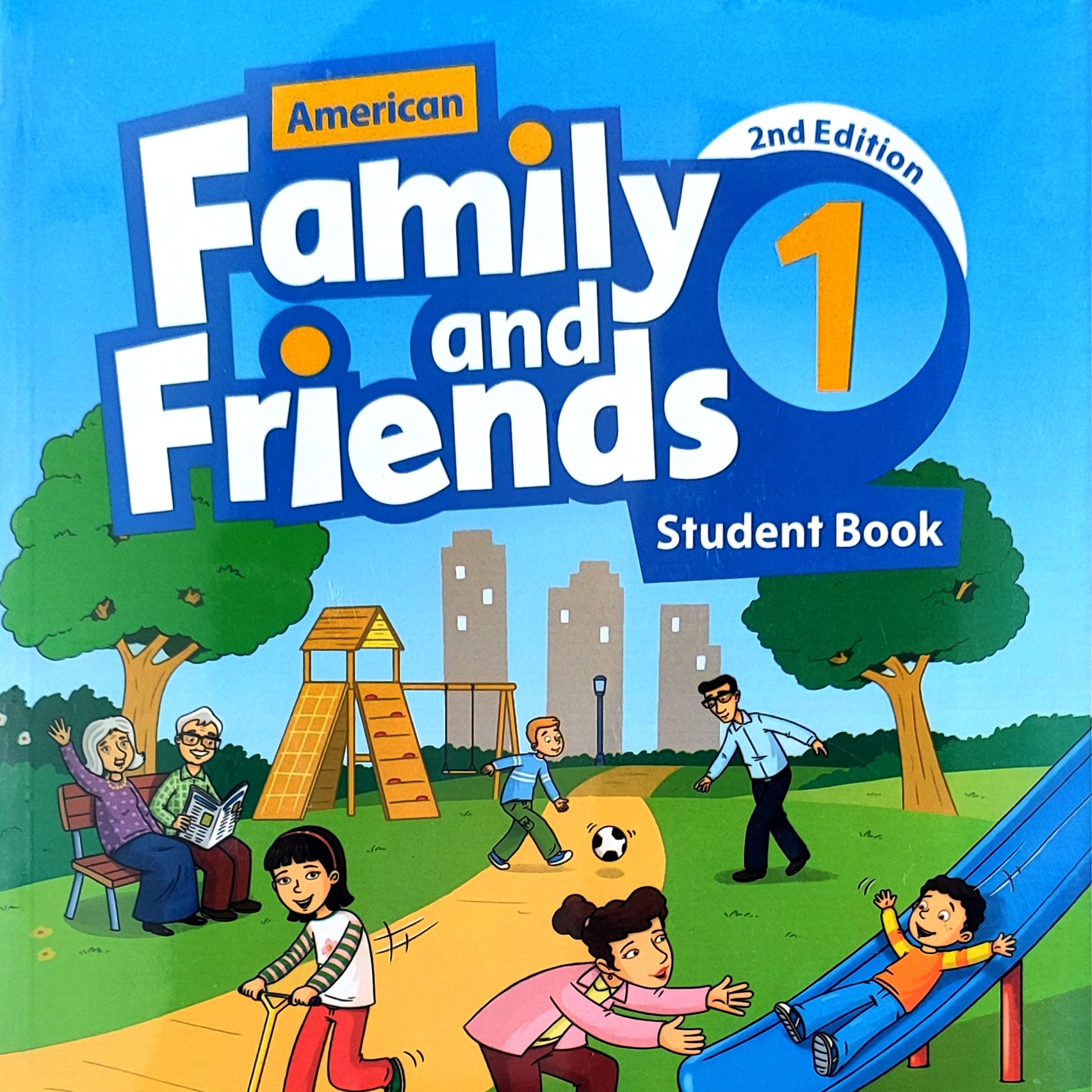 کتاب زبان کودکان آمریکن فمیلی اند فرندز یک ویرایش دوم American Family and friends