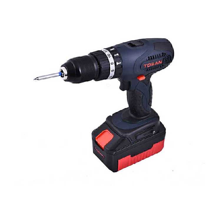 دریل پیچ گوشتی شارژی مدل 9928SC توسن (دو باتری)