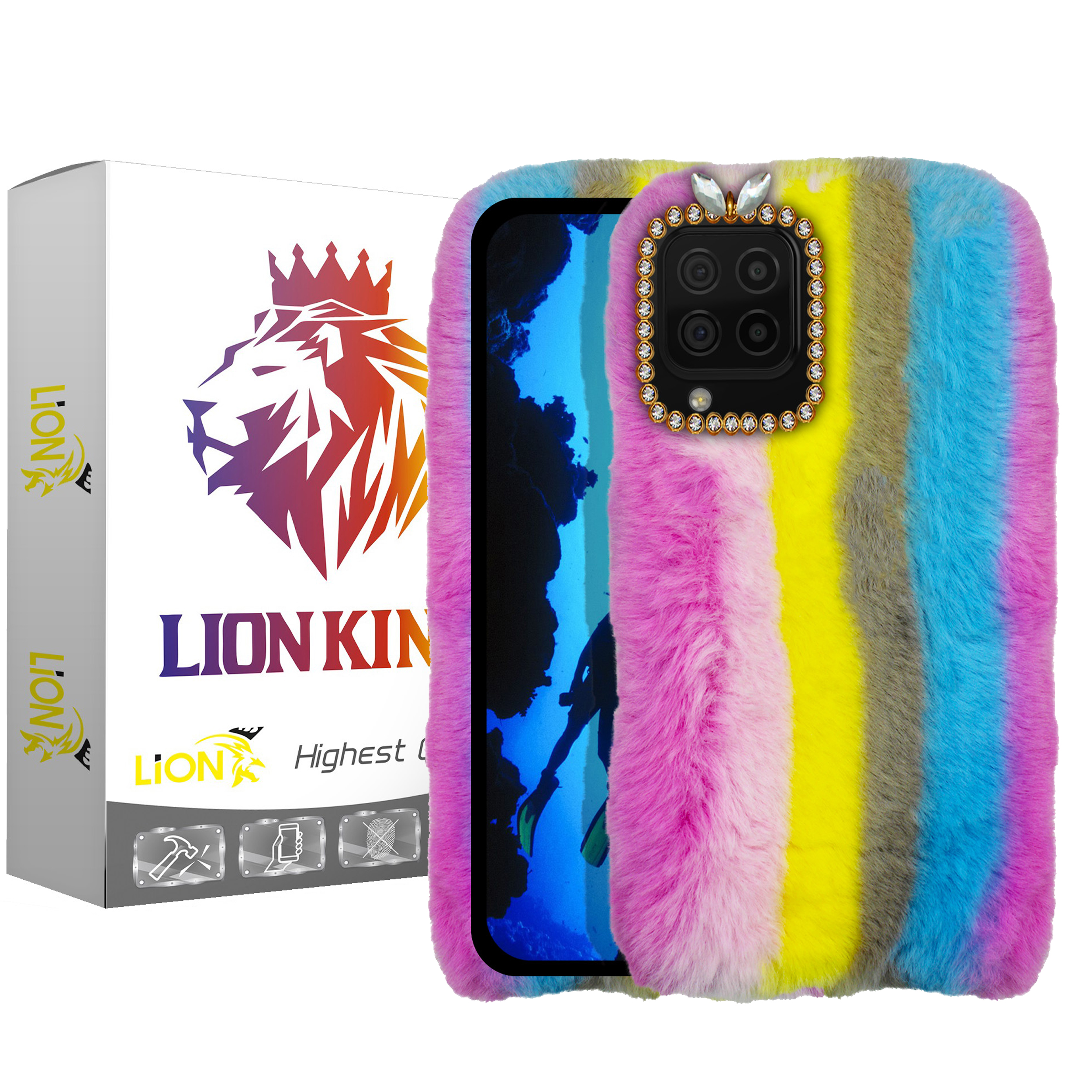 کاور لاین کینگ مدل  pashmii  مناسب برای گوشی موبایل سامسونگ  Galaxy A22 4G