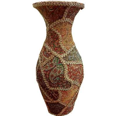 گلدان سفالی مدل ترمه کد S1