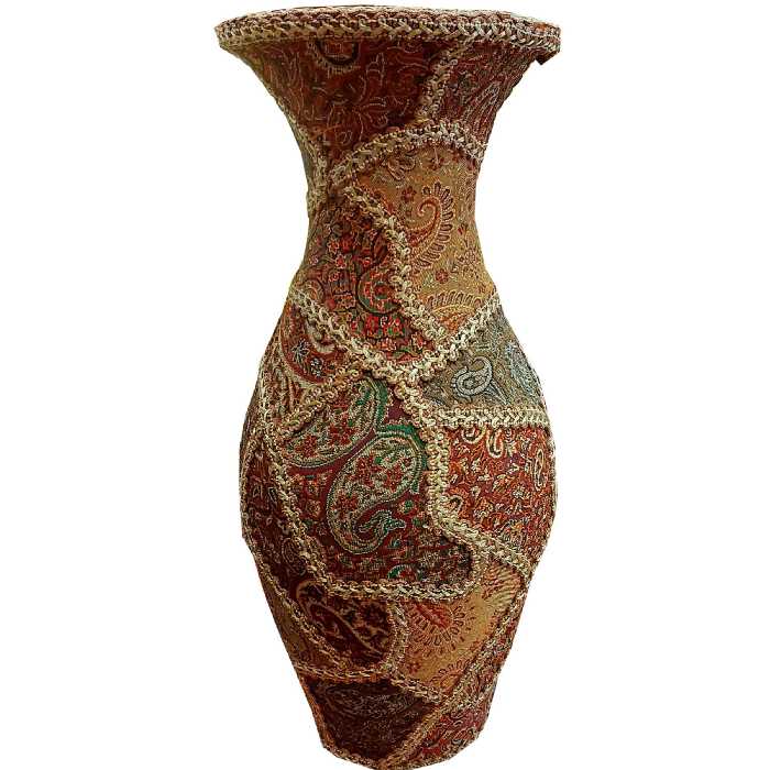 گلدان سفالی مدل ترمه کد S1