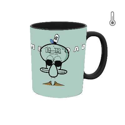 ماگ حرارتی طرح اسم مهرداد مدل گرافیکی اختاپوس 