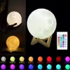 چراغ خواب مدل  3D طرح کره ماه