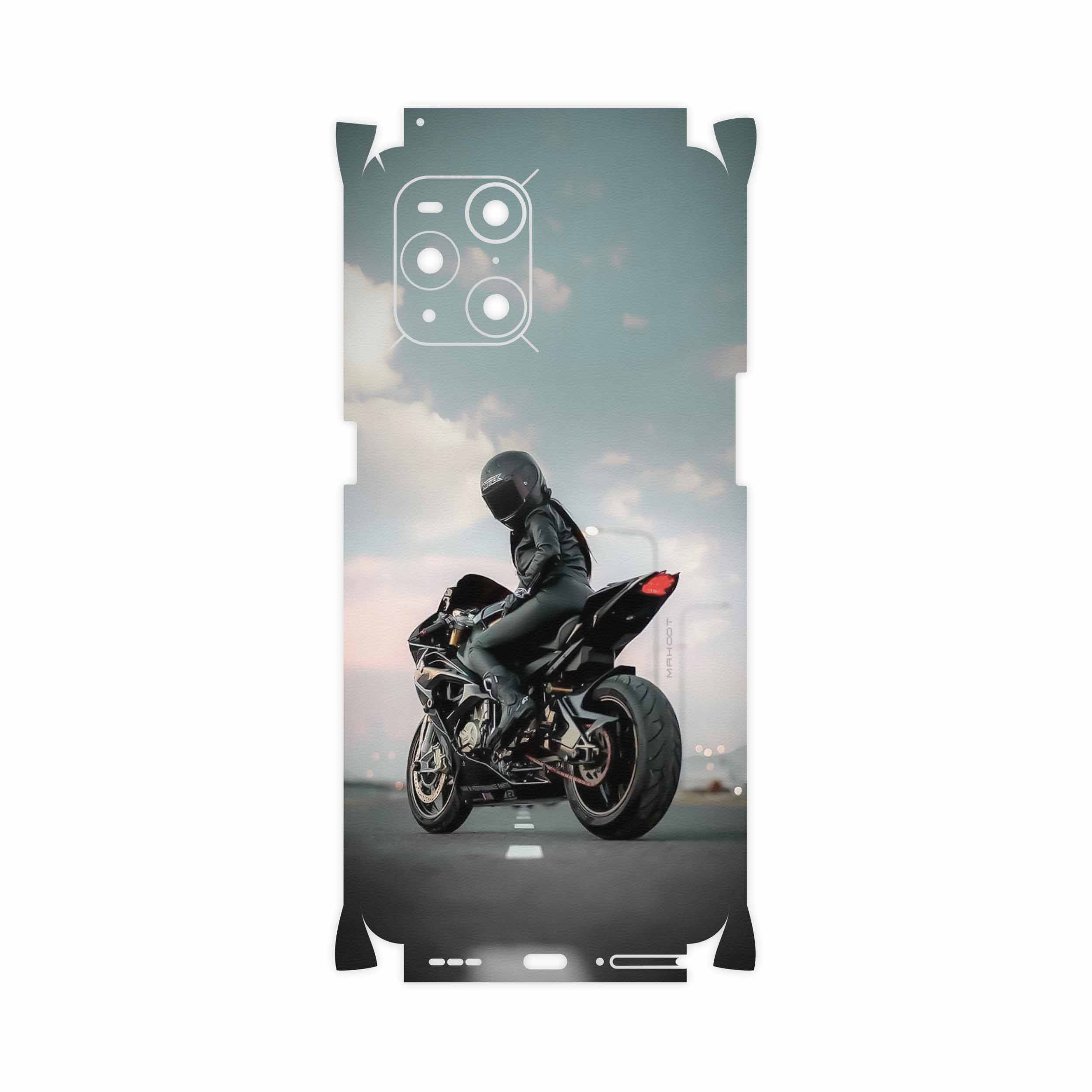 برچسب پوششی ماهوت مدل Motorcycling-FullSkin مناسب برای گوشی موبایل اپو Find X3 Pro