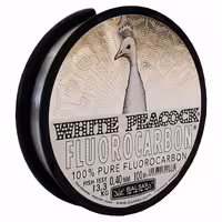 نخ ماهیگیری فلورکربن بالساکس White Peacock سایز 0.40 شفاف100متری
