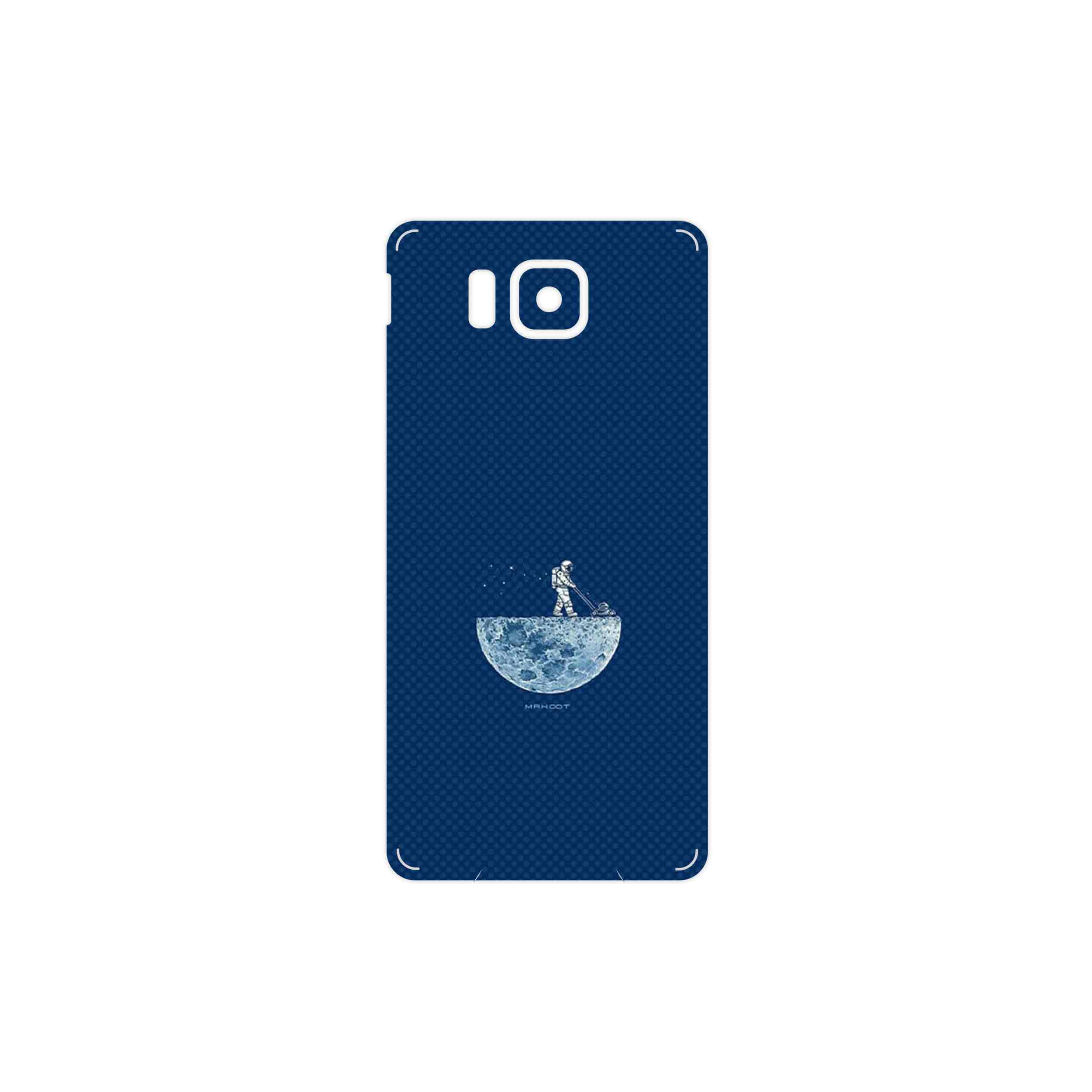 برچسب پوششی ماهوت مدل Minimal Gardener Astronaut مناسب برای گوشی موبایل سامسونگ Galaxy Alpha