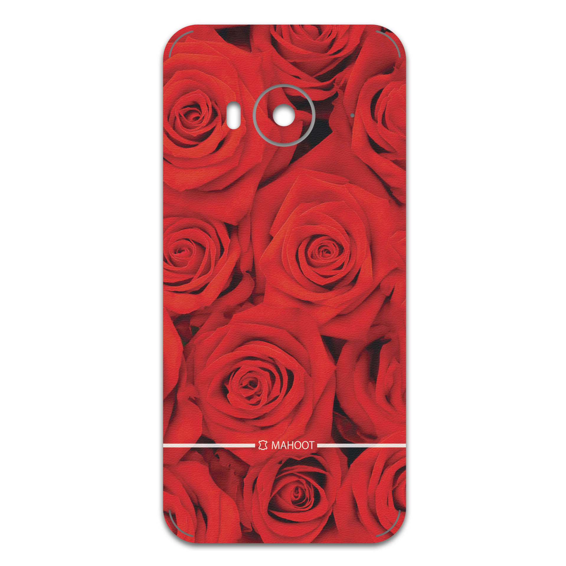 برچسب پوششی ماهوت مدل Red-Flower مناسب برای گوشی موبایل اچ تی سی One ME