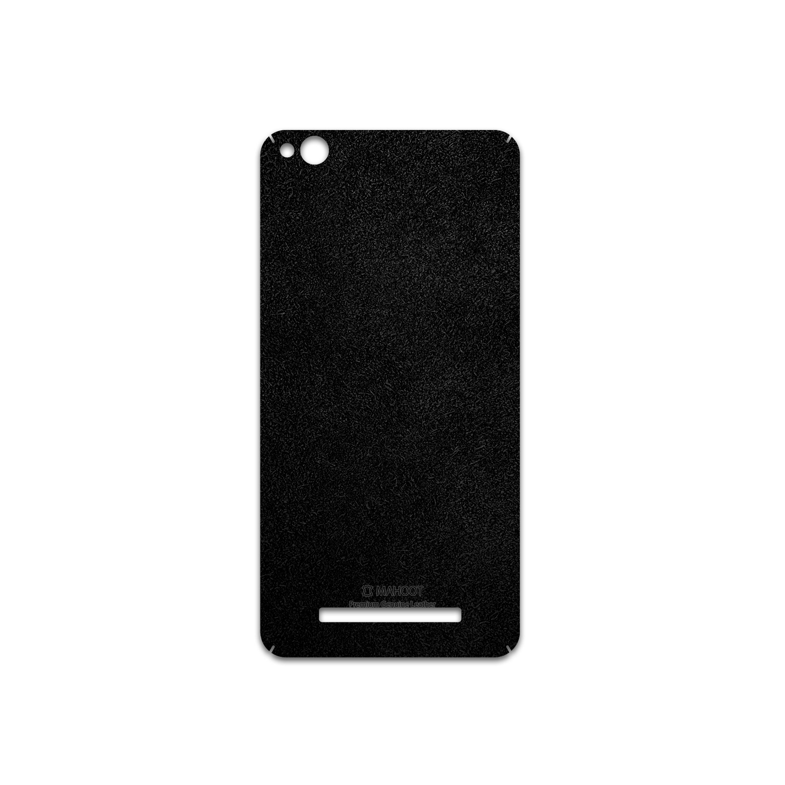 برچسب پوششی ماهوت مدل Black-Chamois-Leather مناسب برای گوشی موبایل شیائومی Redmi 4A