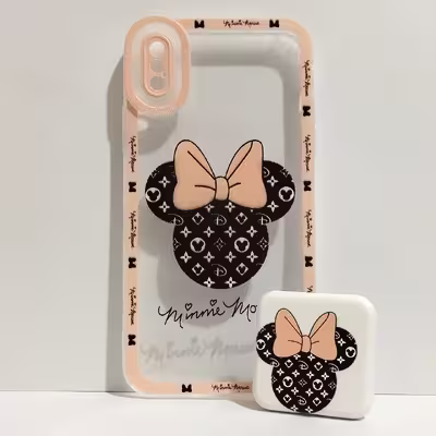 کاور کد 6401 مناسب برای گوشی موبایل اپل iphone XS به همراه پایه نگهدارنده
