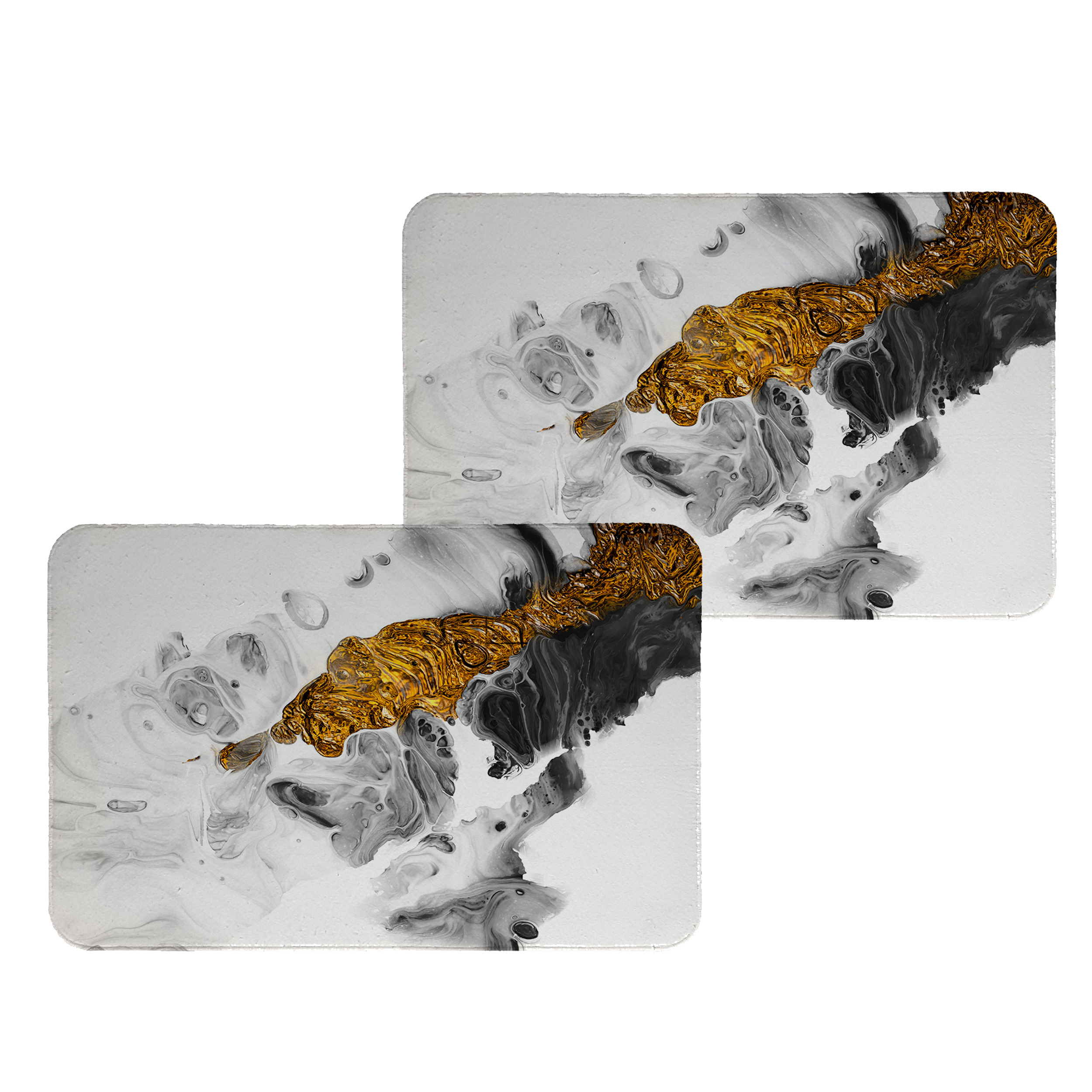 زیربشقابی طرح سنگ کد 8630 مجموعه 2عددی 