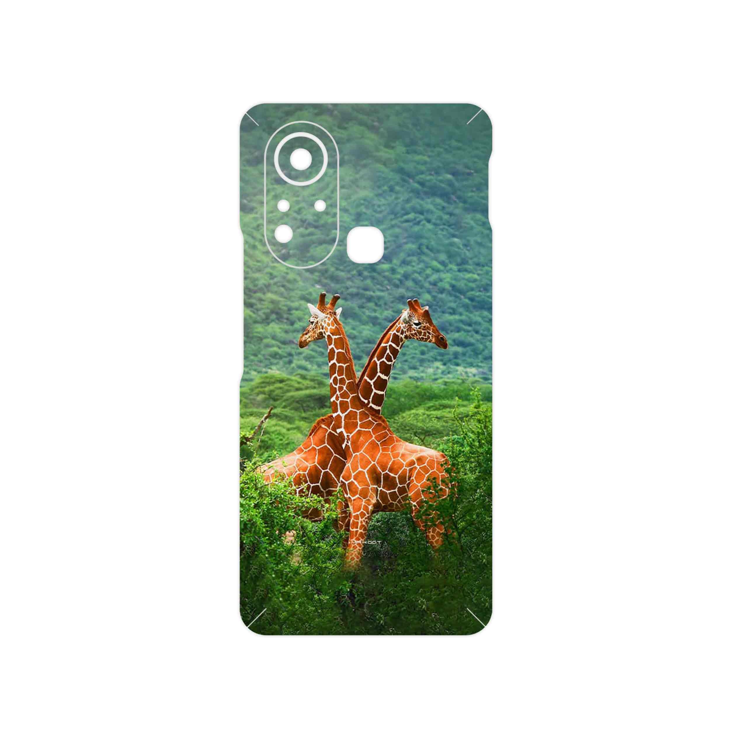 برچسب پوششی ماهوت مدل Giraffe مناسب برای گوشی موبایل اینفینیکس Hot 11s