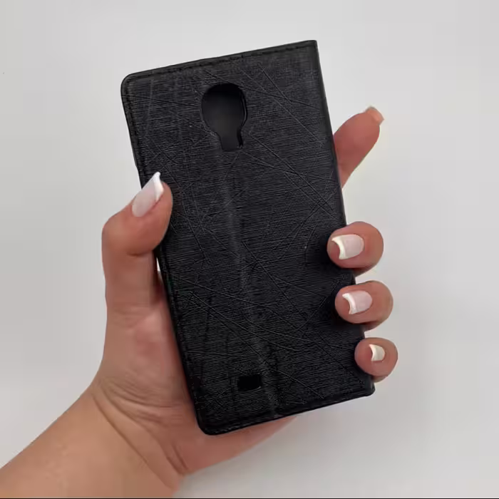 کیف گوشی کلاسوری Galaxy S4 سامسونگ اورجینال چرمی مشکی کد 14888