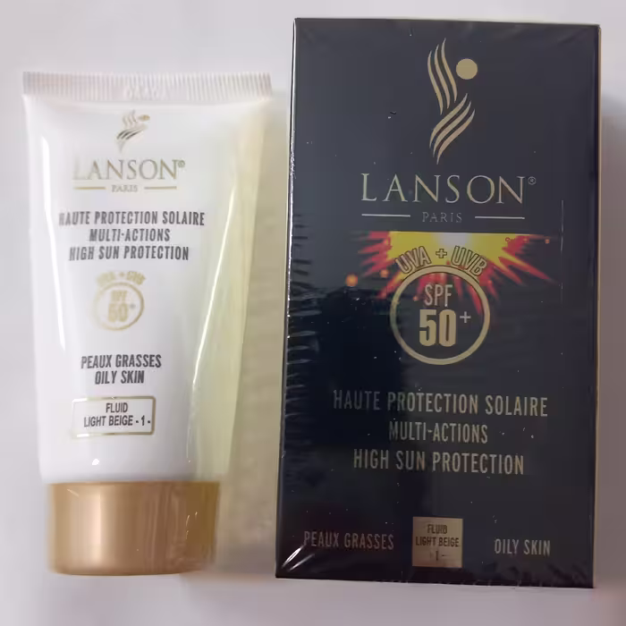ضد آفتاب رنگ دار لانسون شماره 1 LANSON  محصولات پوست مهتا