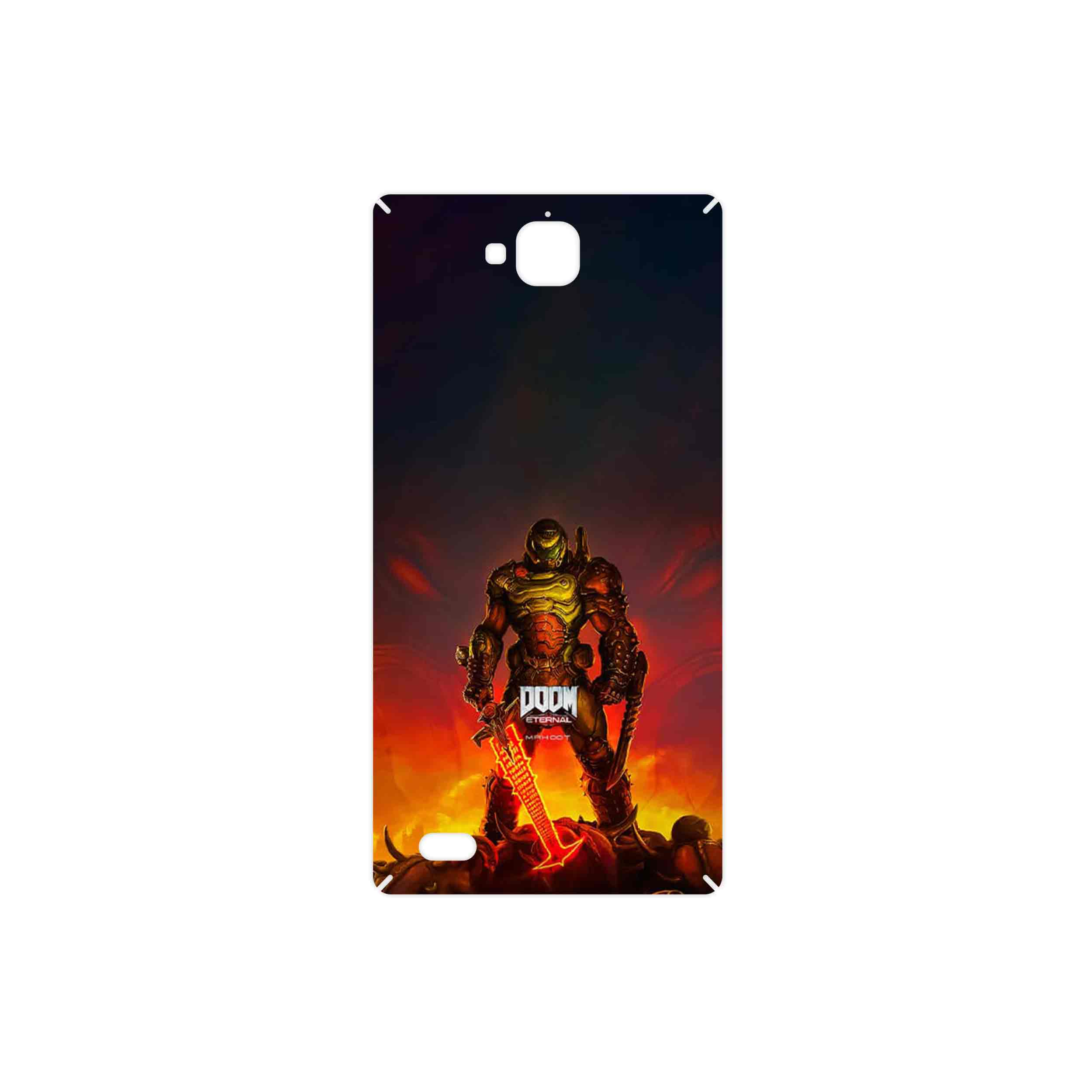 برچسب پوششی ماهوت مدل DOOM Game Series مناسب برای گوشی موبایل آنر 3C