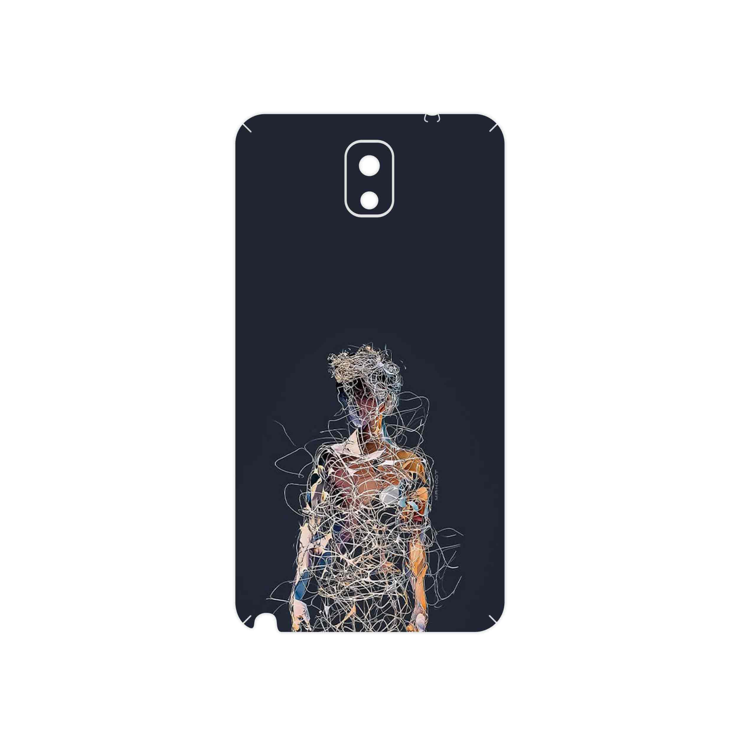 برچسب پوششی ماهوت مدل Strings Digital Art 1 مناسب برای گوشی موبایل سامسونگ Galaxy Note 3