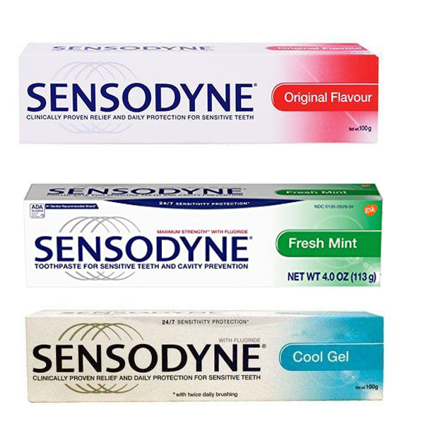 خمیر دندان سنسوداین مدل original & cool Gel وزن 100 گرم مجموعه 2 عددی به همراه خمیر دندان مدل Fresh وزن 113 گرم