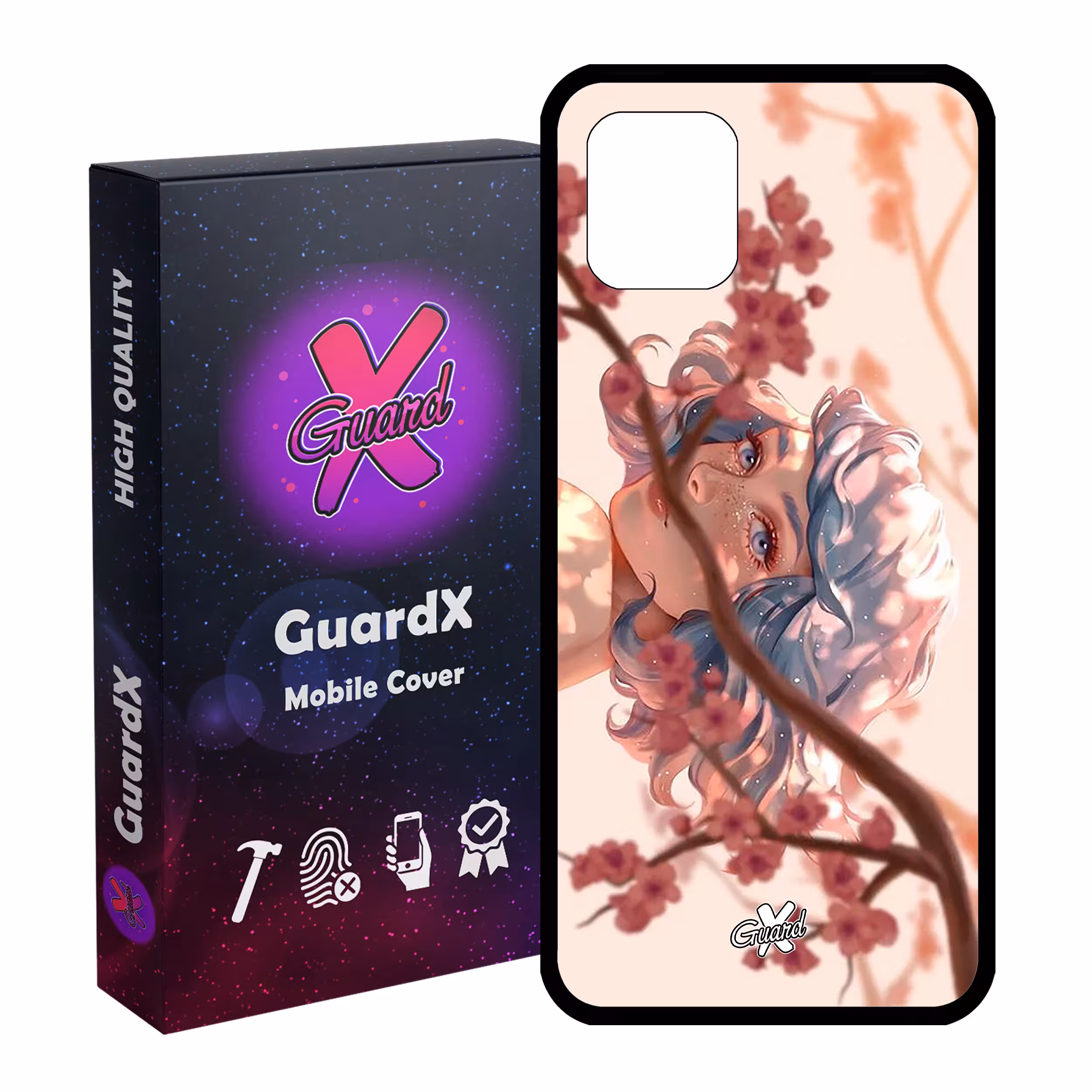 کاور گارد ایکس طرح Girl مدل Glass10007 مناسب برای گوشی موبایل سامسونگ Galaxy Note 10 Lite