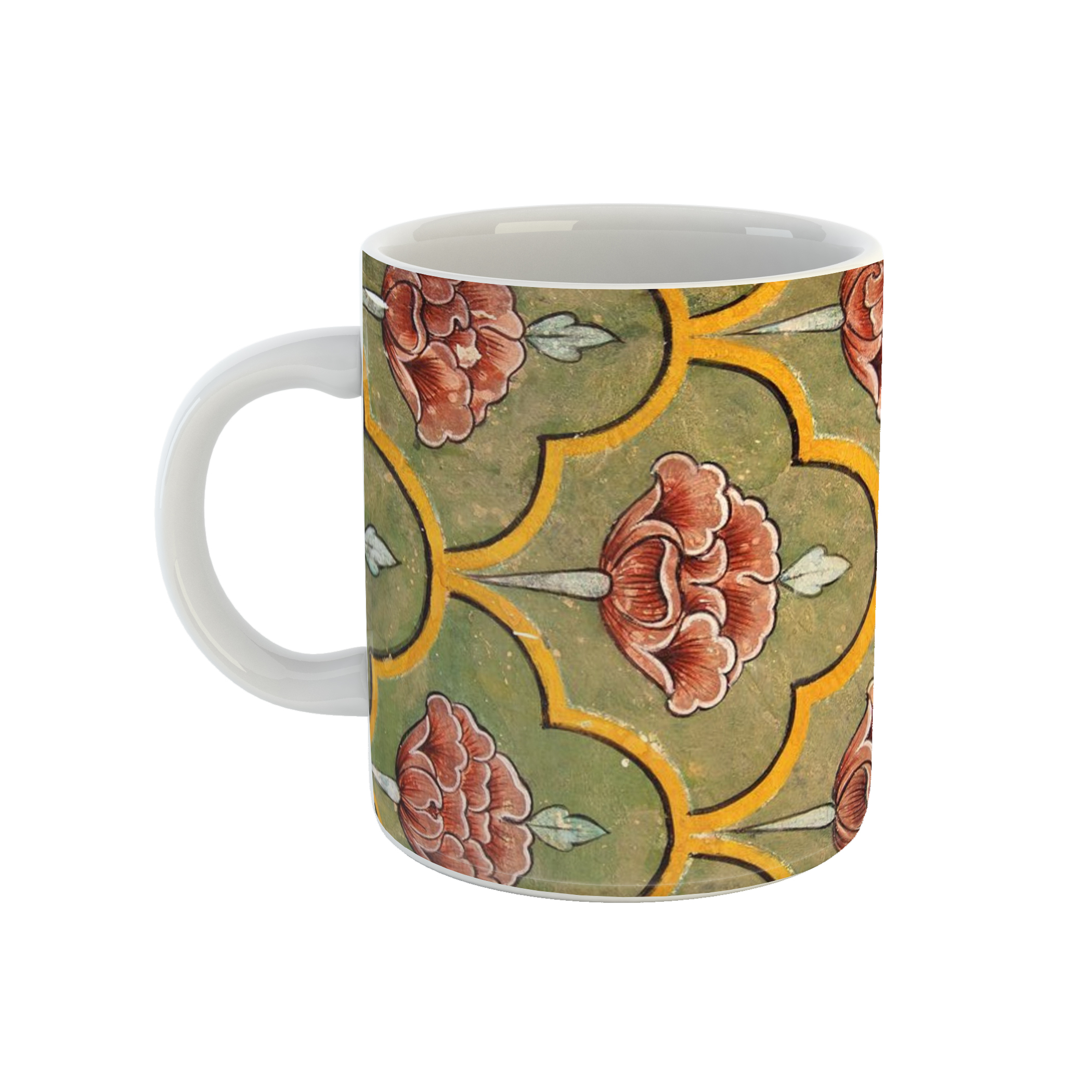 ماگ طرح کاشی کد 01