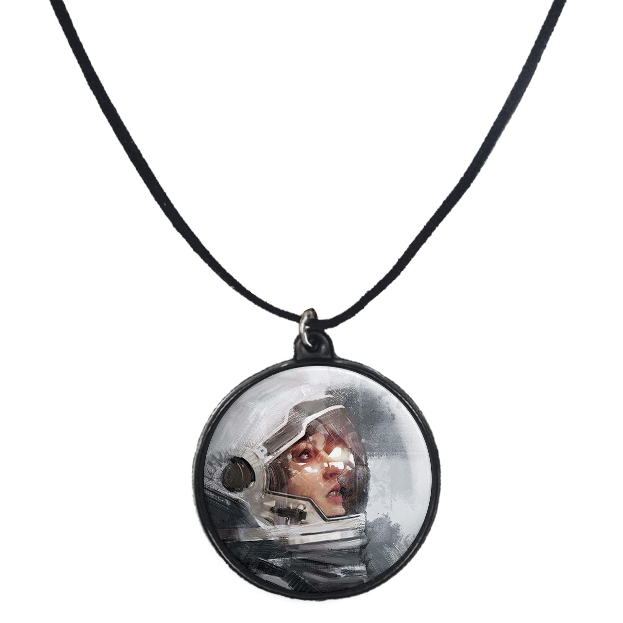 گردنبند پرمانه طرح Interstellar کد pmb.24284 مدل دو طرفه