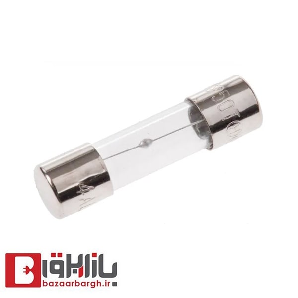 فیوز شیشه ای کند 0.5 آمپر 250 ولت