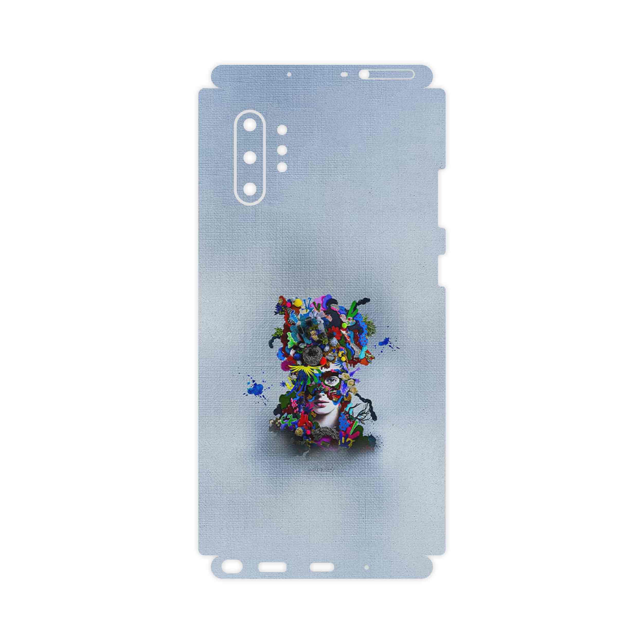 برچسب پوششی ماهوت مدل Collage of surreal Portrait of Women 4-FullSkin مناسب برای گوشی موبایل سامسونگ Galaxy Note 10 Plus