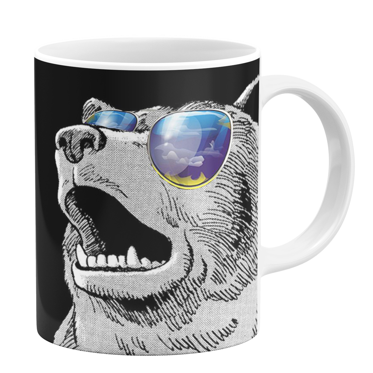 ماگ طرح خرس کد 10329