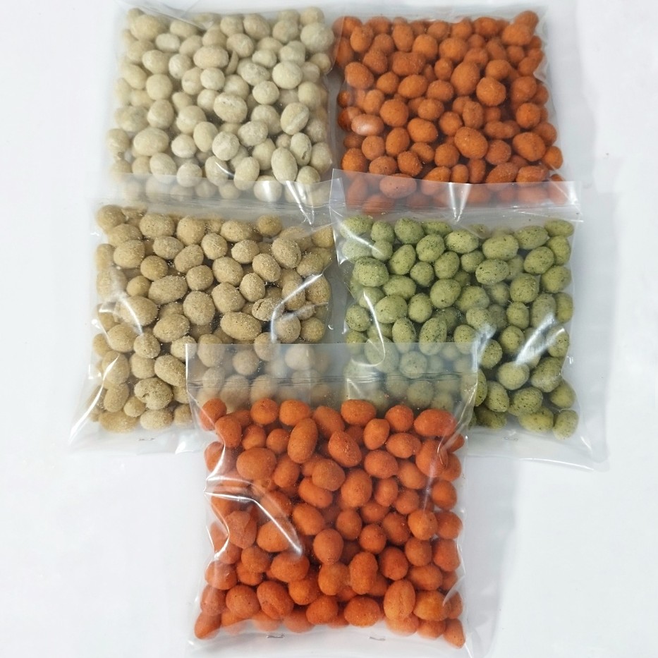 بادام زمینی روکش دار در پک پنج طعمی (1 کیلویی) انتخاب کنید روکشدار