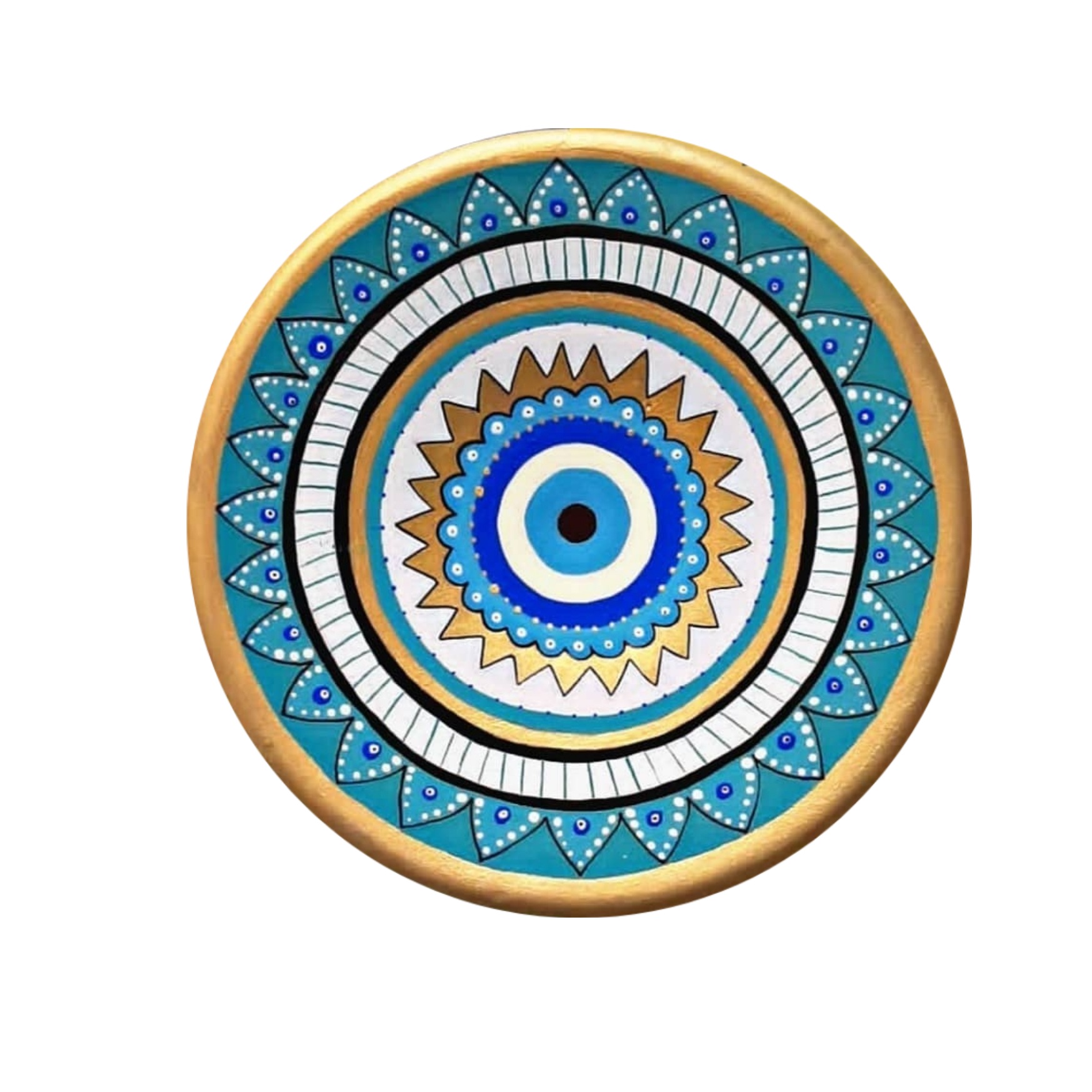 بشقاب دیوارکوب سفالی کد 566