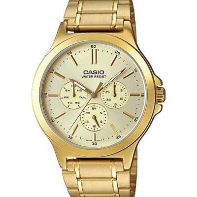 ساعت مچی مردانه کاسیو
مدل CASIO-MTP-V300G-9A